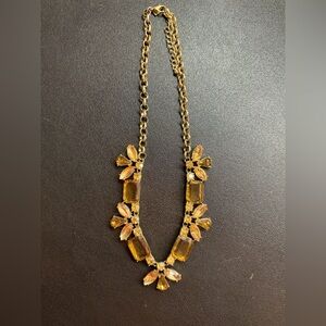 Banana Republic Elegant Gold and Brown Necklace